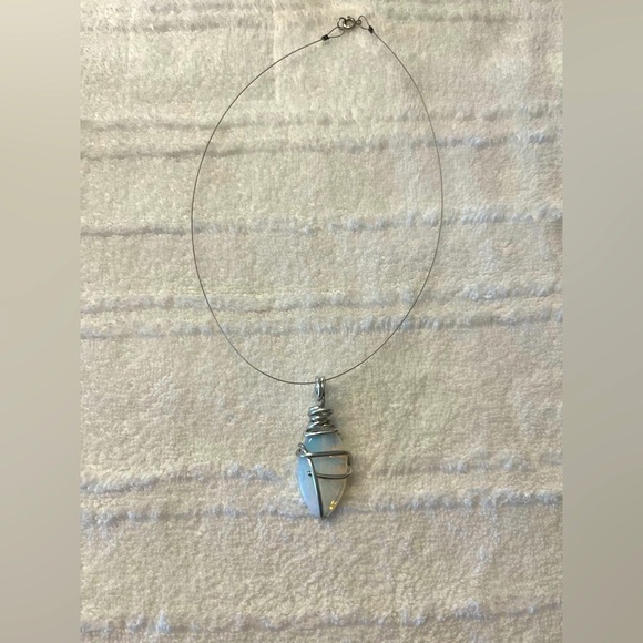 Gorgeous handmade necklace with unique pendant. Statement. Mystic - Picture 3 of 6